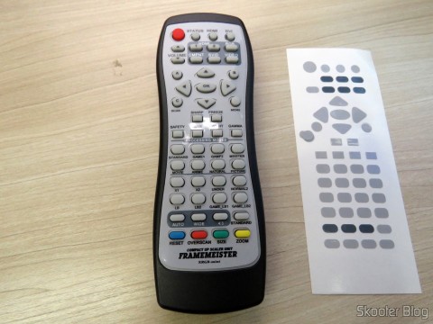 Controle Remoto do Framemeister XRGB Mini já adesivado
