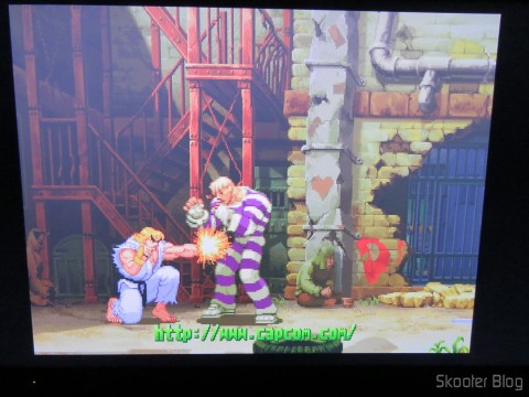 Street Fighter Alpha 3 do Playstation One no Framemeister XRGB Mini