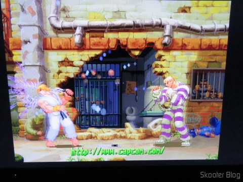 Street Fighter Alpha 3 do Playstation One no Framemeister XRGB Mini