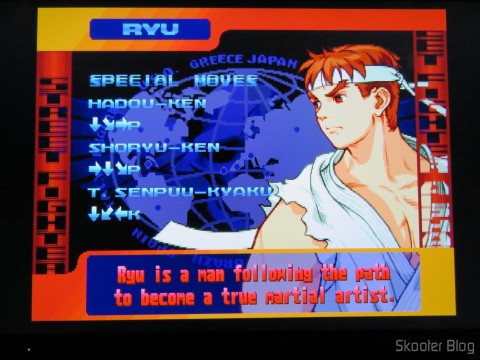 Street Fighter Alpha 3 do Playstation One no Framemeister XRGB Mini