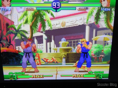 Street Fighter Alpha 3 do Playstation One no Framemeister XRGB Mini
