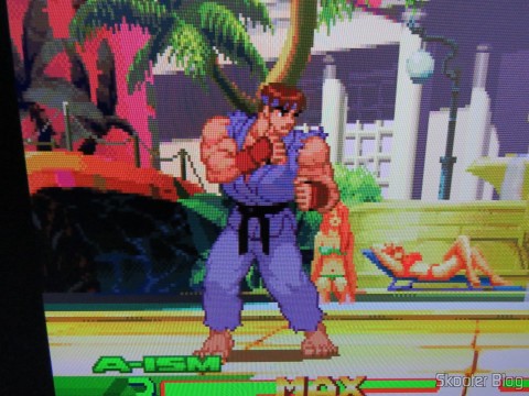 Street Fighter Alpha 3 do Playstation One no Framemeister XRGB Mini