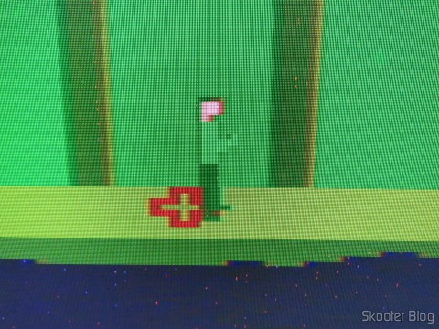 Detalhe do Pitfall II no Atari 2600 via Framemeister