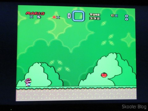 Super Mario World no Super Nintendo via Framemeister XRGB Mini