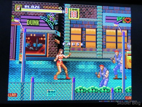 Streets of Rage no Sega Genesis via Framemeister XRGB Mini