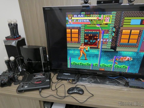 Streets of Rage no Sega Genesis via Framemeister XRGB Mini