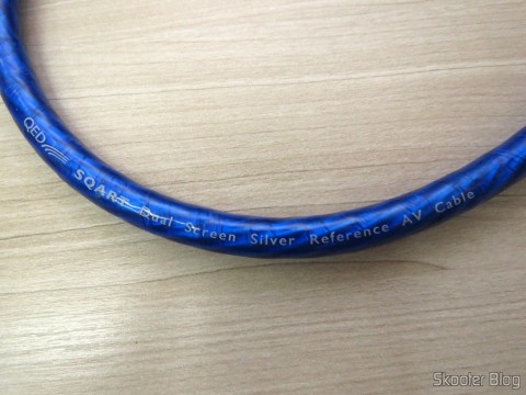 QED SQART Dual Screen Silver Reference AV 0.5 Meter Video Scart Data Cable