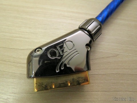QED SQART Dual Screen Silver Reference AV 0.5 Meter Video Scart Data Cable