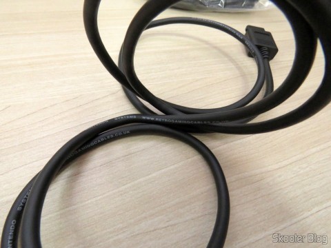 Cabo SCART RGB para Super Nintendo (SNES) NTSC / PAL-M com CSYNC