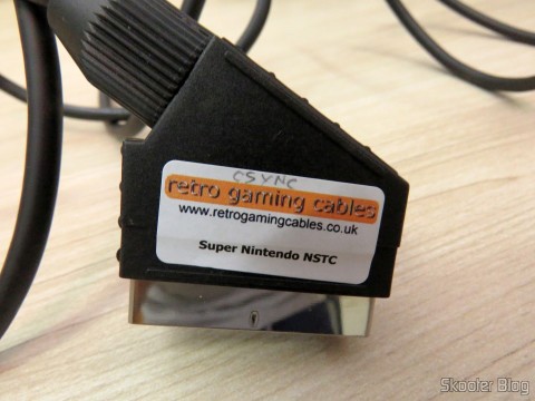 Cabo SCART RGB para Super Nintendo (SNES) NTSC / PAL-M com CSYNC
