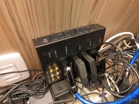 Cabo SCART RGB para Super Nintendo (SNES) NTSC / PAL-M com CSYNC conectado ao Switch SCART RGB