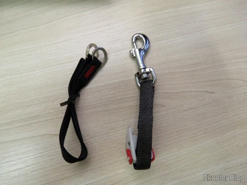 Guia Retrátil de Fita para Cães Flexi Vario M - 25 Kg - Original da Alemanha 17 Fita com Mosquetão e Fita de Segurança da Guia Retrátil de Fita para Cães Flexi Vario M - 25 Kg - Original da Alemanha
