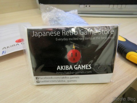 Papelada que o vendedor enviou junto com o Sony Playstation AV Adapter SCPH-1160