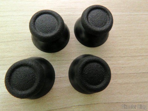 Replacement Plastic 3D Joystick Cap for PS4 – Black (4 PCS)
