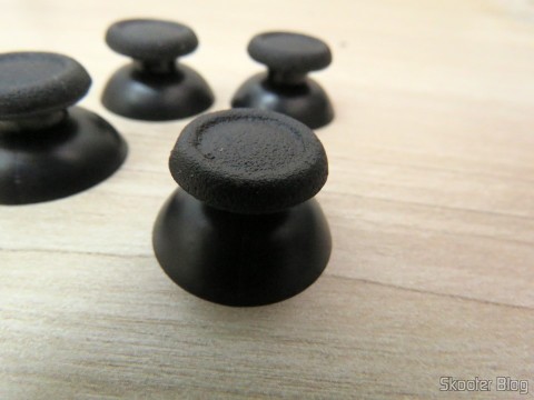 Replacement Plastic 3D Joystick Cap for PS4 – Black (4 PCS)