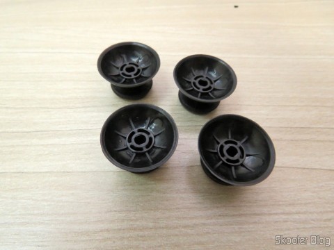 Replacement Plastic 3D Joystick Cap for PS4 – Black (4 PCS)