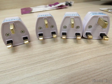 Adaptadores Universais para Tomadas do Reino Unido e Irlanda