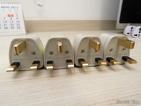 Adaptadores Universais para Tomadas do Reino Unido e Irlanda