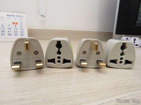 Adaptadores Universais para Tomadas do Reino Unido e Irlanda