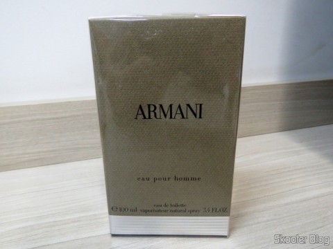 Armani 3.4 oz (100ml) EDT Spray em sua embalagem