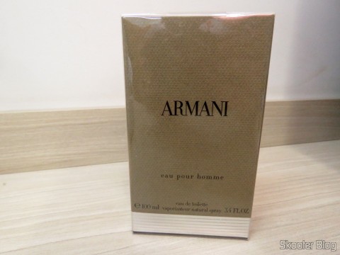 Armani 3.4 oz (100ml) EDT Spray em sua embalagem