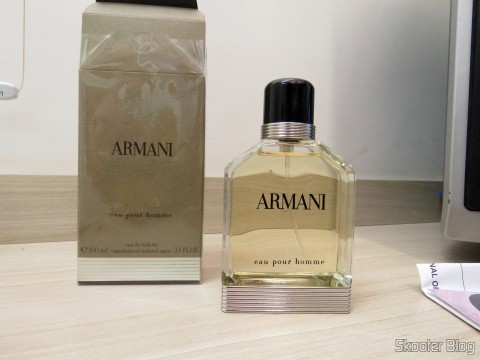 Armani 3.4 oz (100ml) EDT Spray e sua embalagem