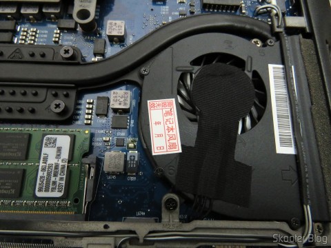 O Ventilador de Refrigeração para Dell Latitude E6220 - Forcecon DFS400805L10T FAA6 novo já instalado