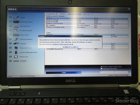 O Ventilador de Refrigeração para Dell Latitude E6220 - Forcecon DFS400805L10T FAA6 novo já instalado e passando nos testes