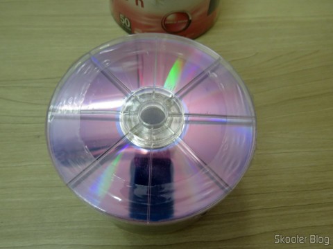 Embalagem com 50 DVD+R Sony
