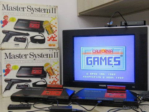 Master System II da Tec Toy - Promoção Jogos de Verão