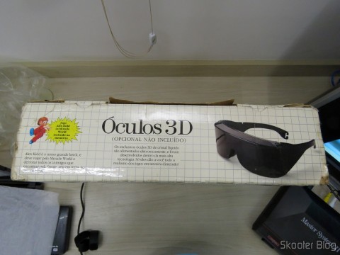 Parte superior da Caixa do Master System II da Tec Toy - Promoção Jogos de Verão