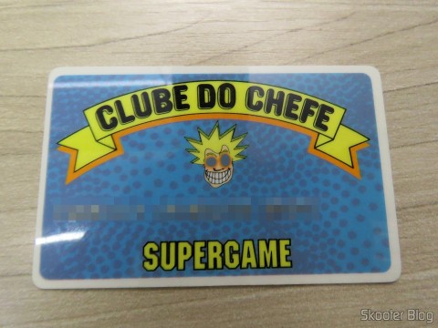Cartão do Clube do Chefe da Super Game