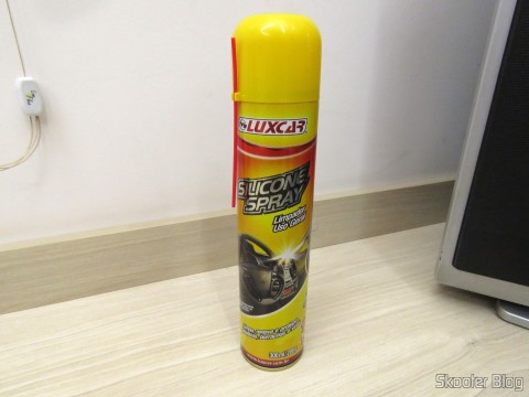 Silicone em Spray, para deixar o gatilho da Pistola Light Phaser funcionando lisinho