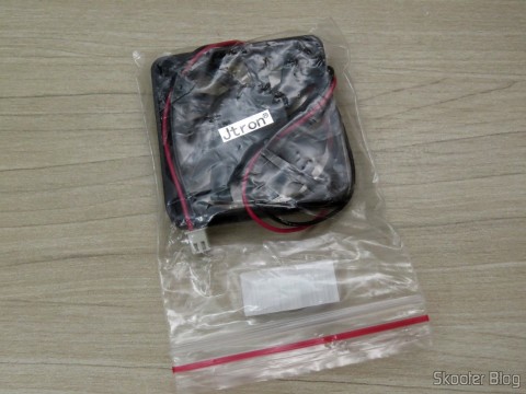 Jtron DC 5V / 0.15A Cooling Fan - Black, em sua embalagem