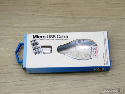 DealExtreme (DX): Cabo Magnético USB macho para Micro USB macho Universal Fonemax para Dados e Carga com 22,5 cm 2 Cabo Magnético USB macho para Micro USB macho Universal Fonemax para Dados e Carga com 22,5 cm, em sua embalagem