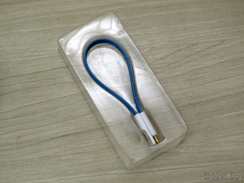 DealExtreme (DX): Cabo Magnético USB macho para Micro USB macho Universal Fonemax para Dados e Carga com 22,5 cm 11 Cabo Magnético USB macho para Micro USB macho Universal Fonemax para Dados e Carga com 22,5 cm, em sua embalagem