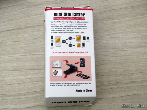 Alicate Cortador de Chip (SIM Card) de Celular, em sua embalagem