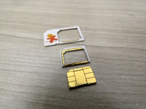 Meu Vivo Chip já cortado para Nano SIM
