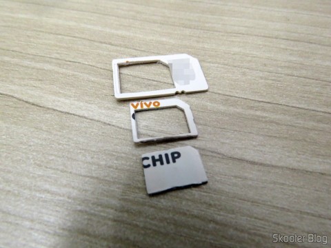 Meu Vivo Chip já cortado para Nano SIM