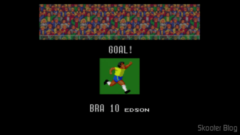 Super Soccer - Super Nintendo: Edson, hein? Percebi o que vocês fizeram aqui...