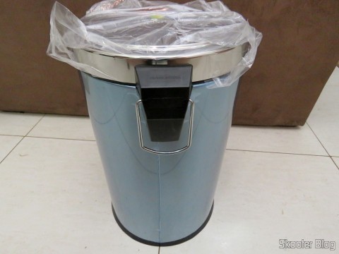 Lixeira de Inox com Pedal e Balde Removível 12 Litros Tramontina