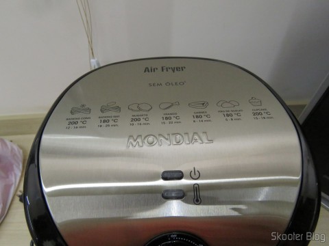 Fritadeira Elétrica Mondial Air Fryer Preto