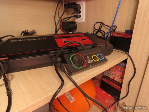 Controles para Master System - Tec Toy - Originais Novos 14 Controle do DVD Player Karaokê Dance Machine DVT-F800 da Tec Toy, 100% compatível com o Master System clássico, conectado ao Master System II