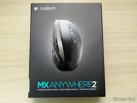 Mouse Logitech MX Anywhere 2, em sua embalagem