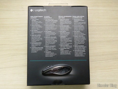 Mouse Logitech MX Anywhere 2, em sua embalagem