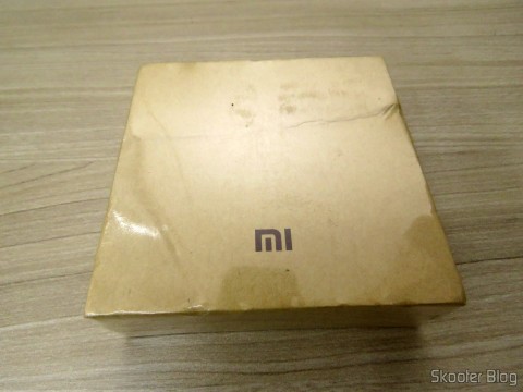Pulseira Inteligente Xiaomi Mi Band 1S, em sua embalagem