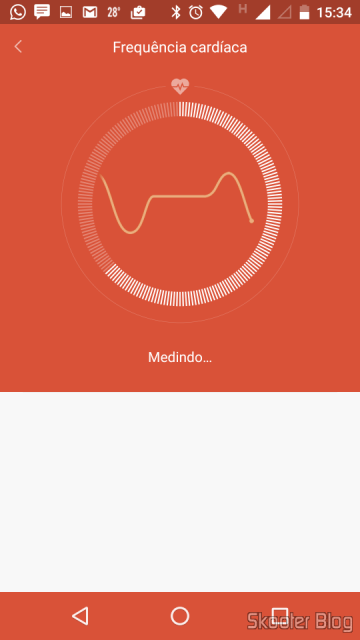 Aferindo a frequência cardíaca com o Mi Fit e a Mi Band 1S
