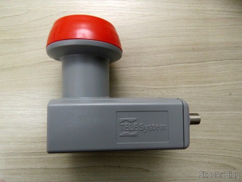 LNB Duplo Faixa Larga Antena Offset 60 ~ 90cm Telesystem para Sky