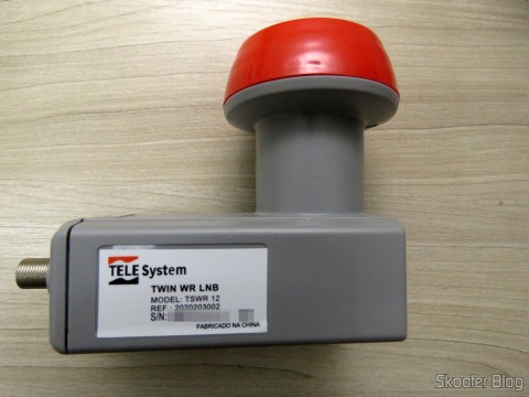 LNB Duplo Faixa Larga Antena Offset 60 ~ 90cm Telesystem para Sky