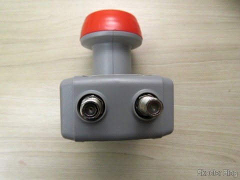 LNB Duplo Faixa Larga Antena Offset 60 ~ 90cm Telesystem para Sky
